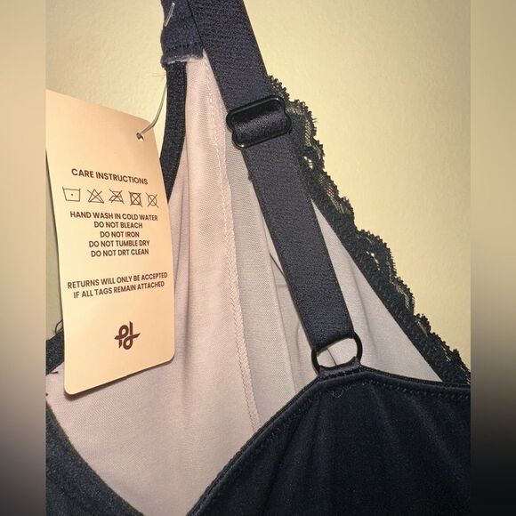 Popilush Shapewear Lace Deep V-Neck Sculpting Wide Leg Jumpsuit Sz XXL - Picture 6 of 9